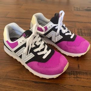 New Balance 574 women’s 7 purple black